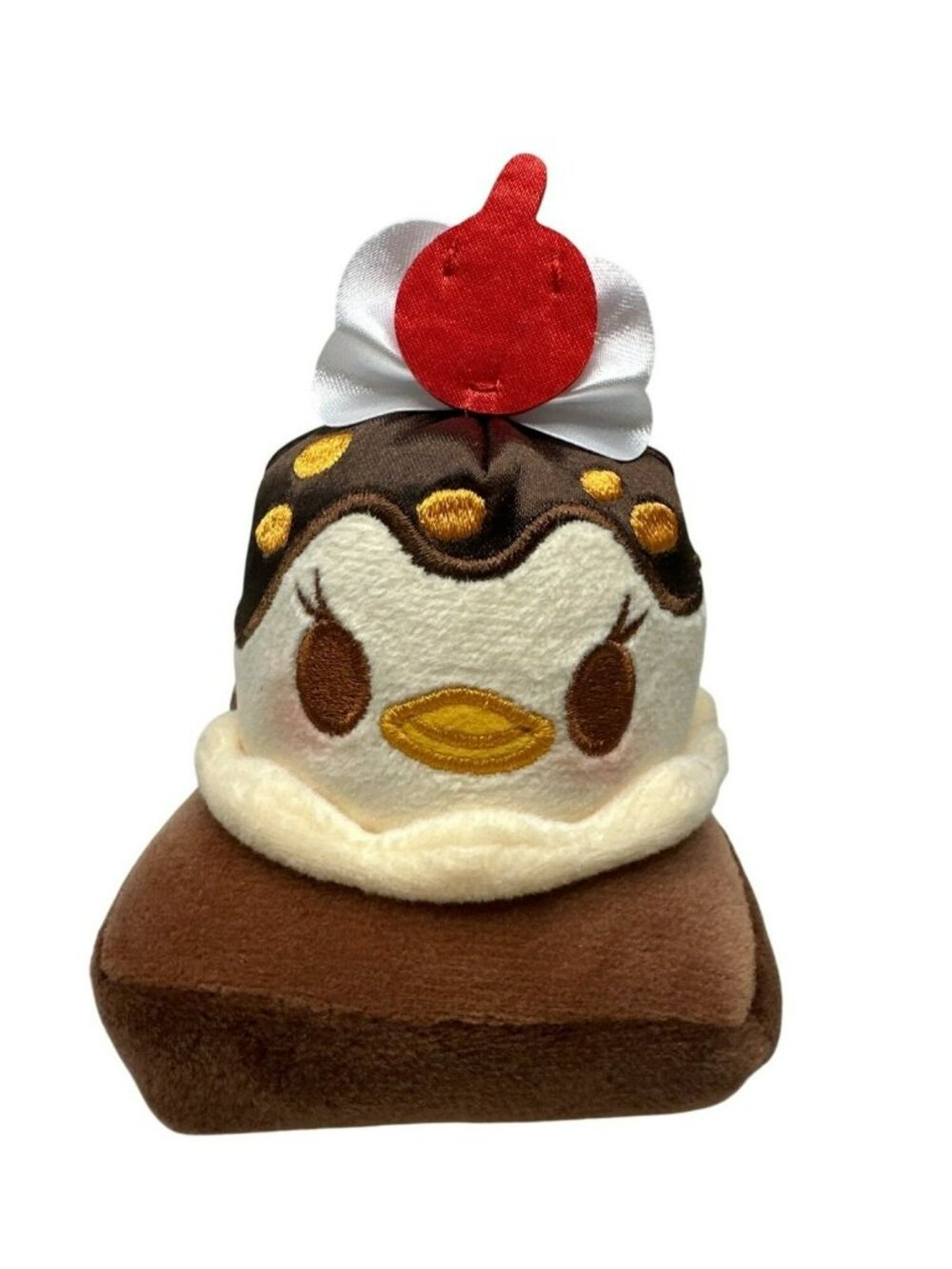 Disney Parks Munchlings Baked Treats Remix Plush - Daisy Duck - Brownie Sundae